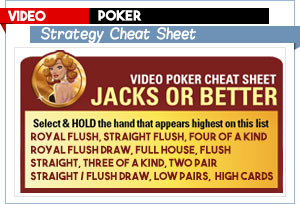 Jacks or better video poker tips